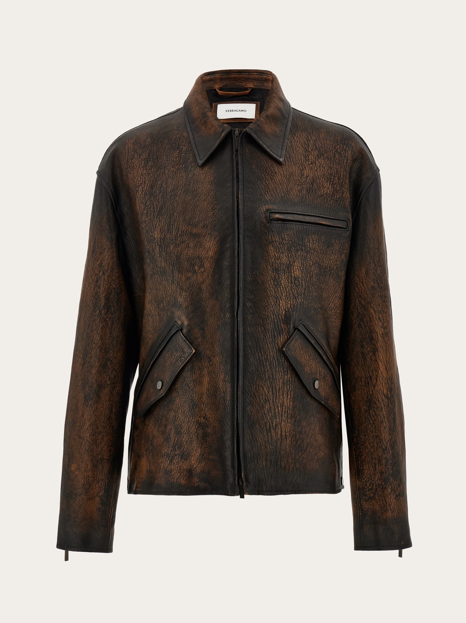 Leather jacket - Men | Ferragamo