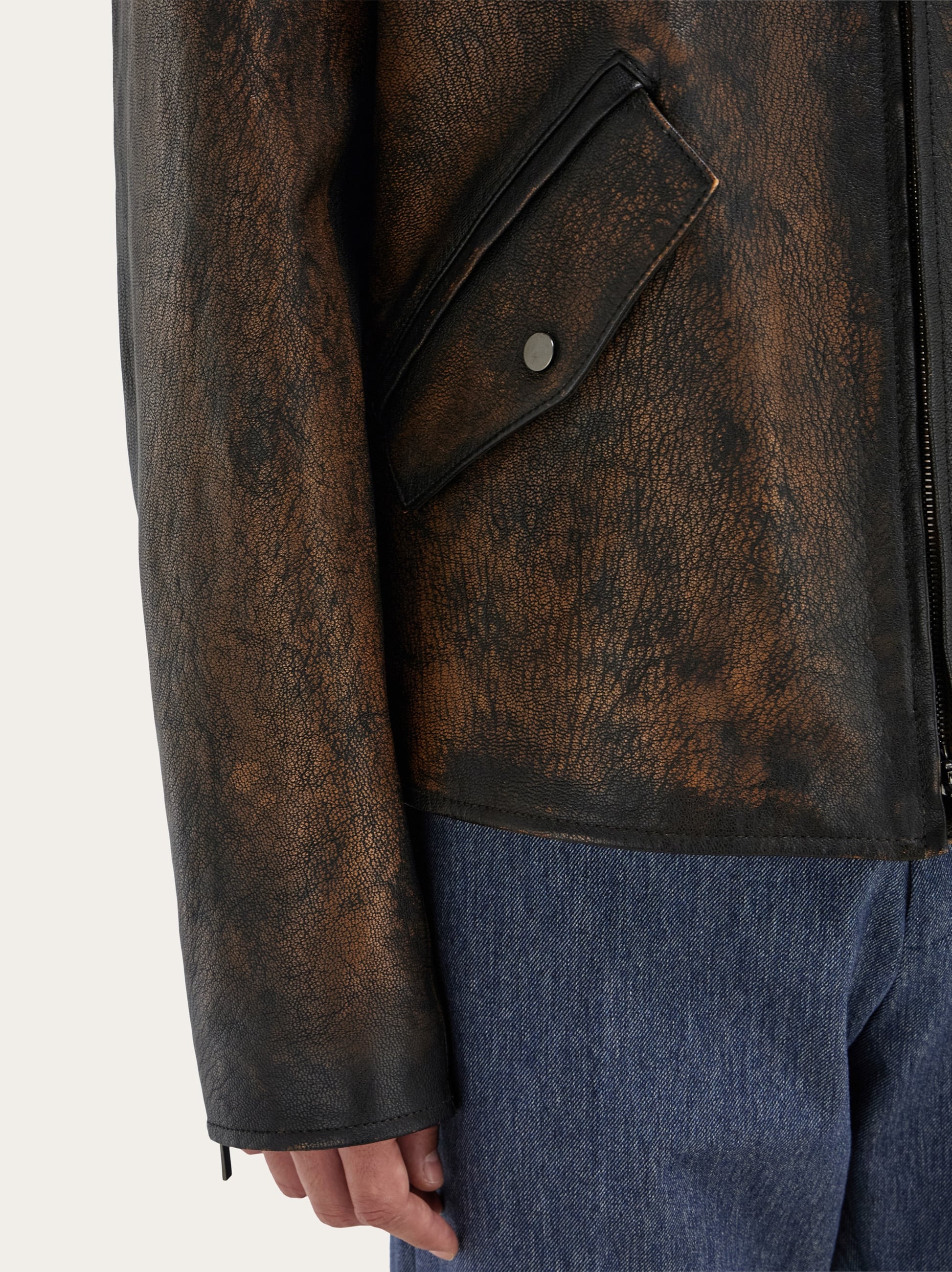 Leather jacket - Men | Ferragamo
