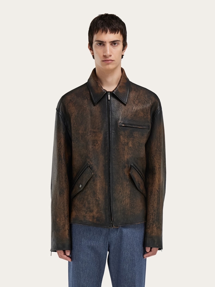 Chaqueta de piel Gallery image 2