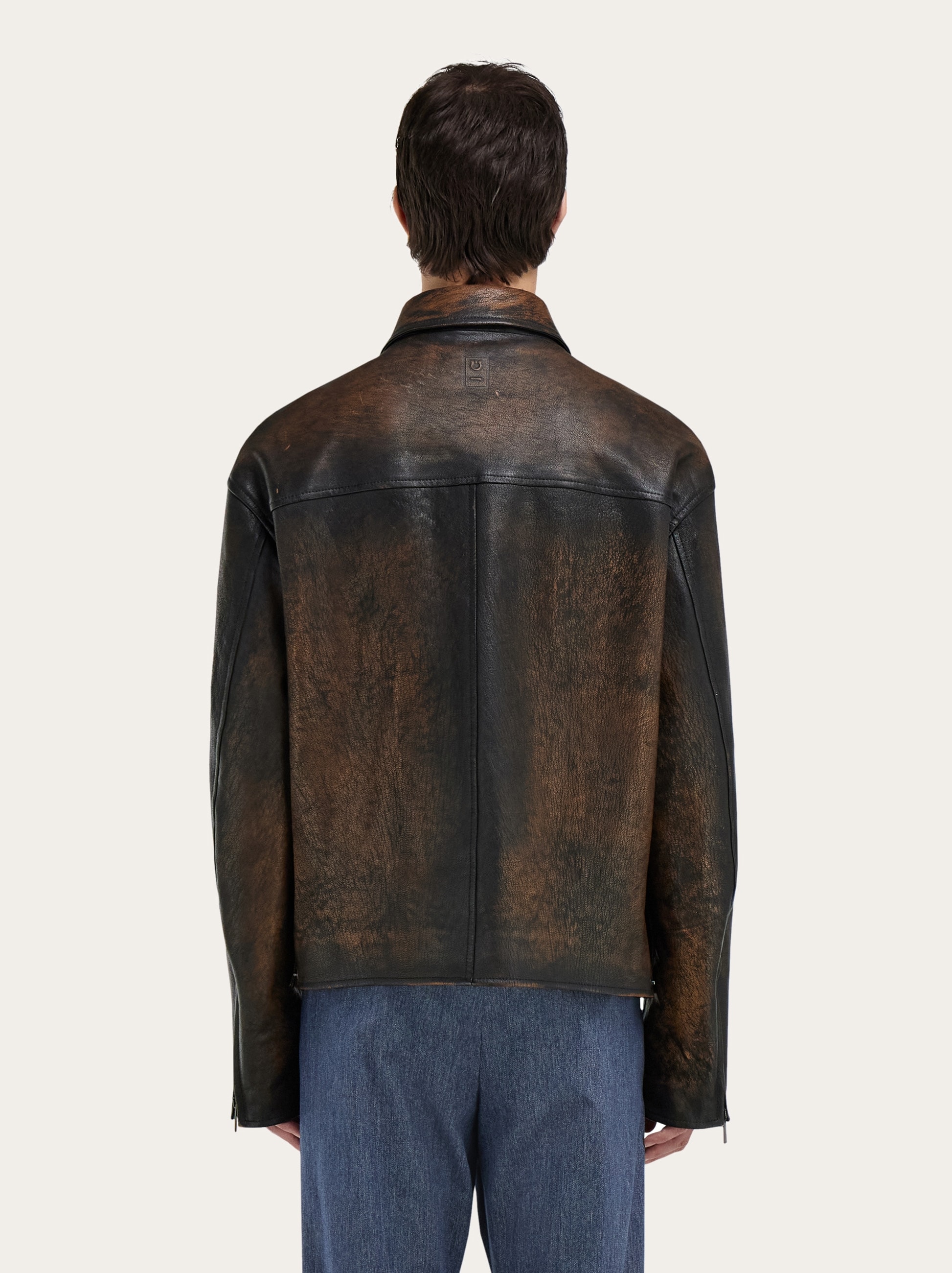 Leather jacket - Men | Ferragamo