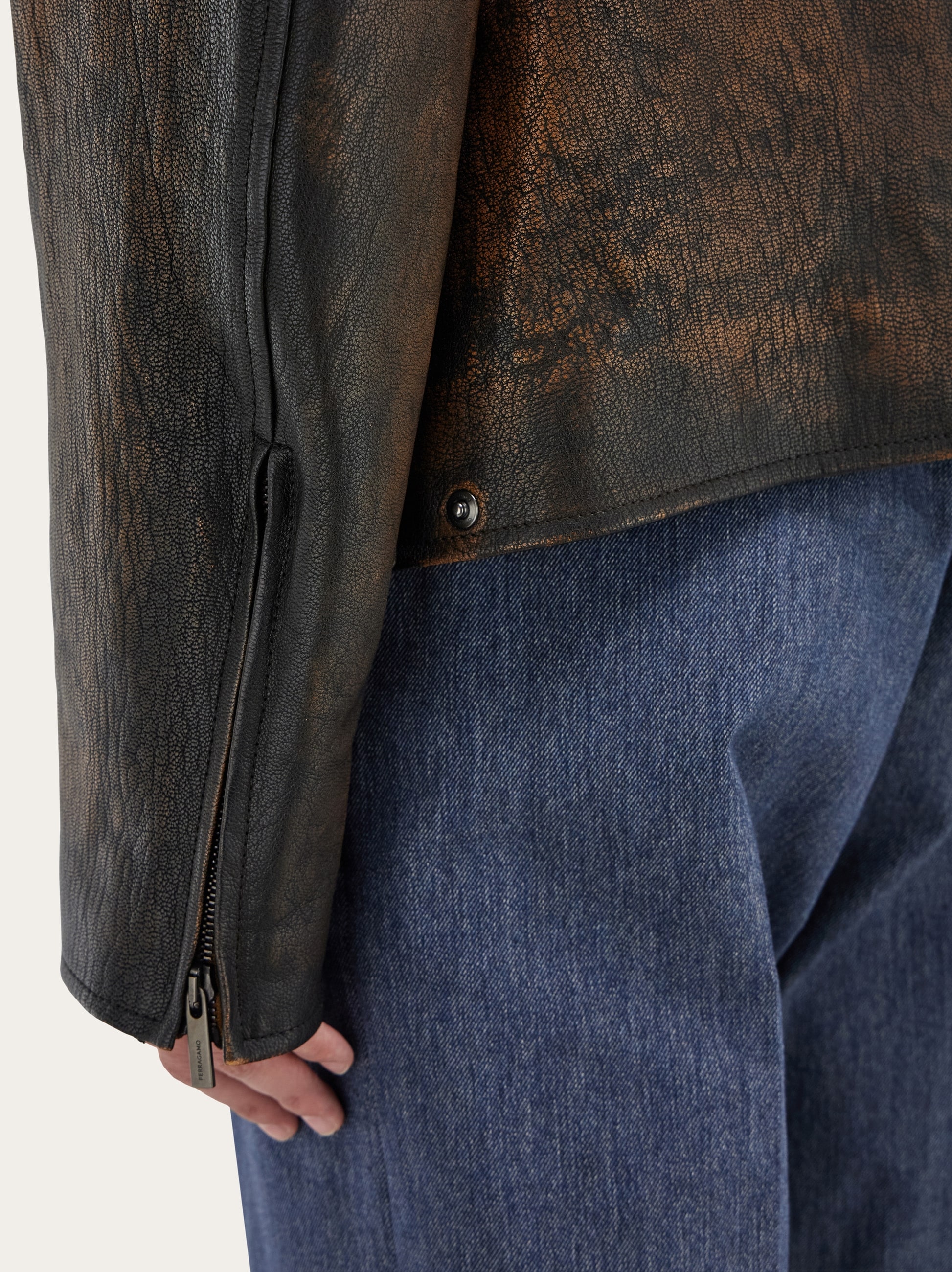 Leather jacket - Men | Ferragamo