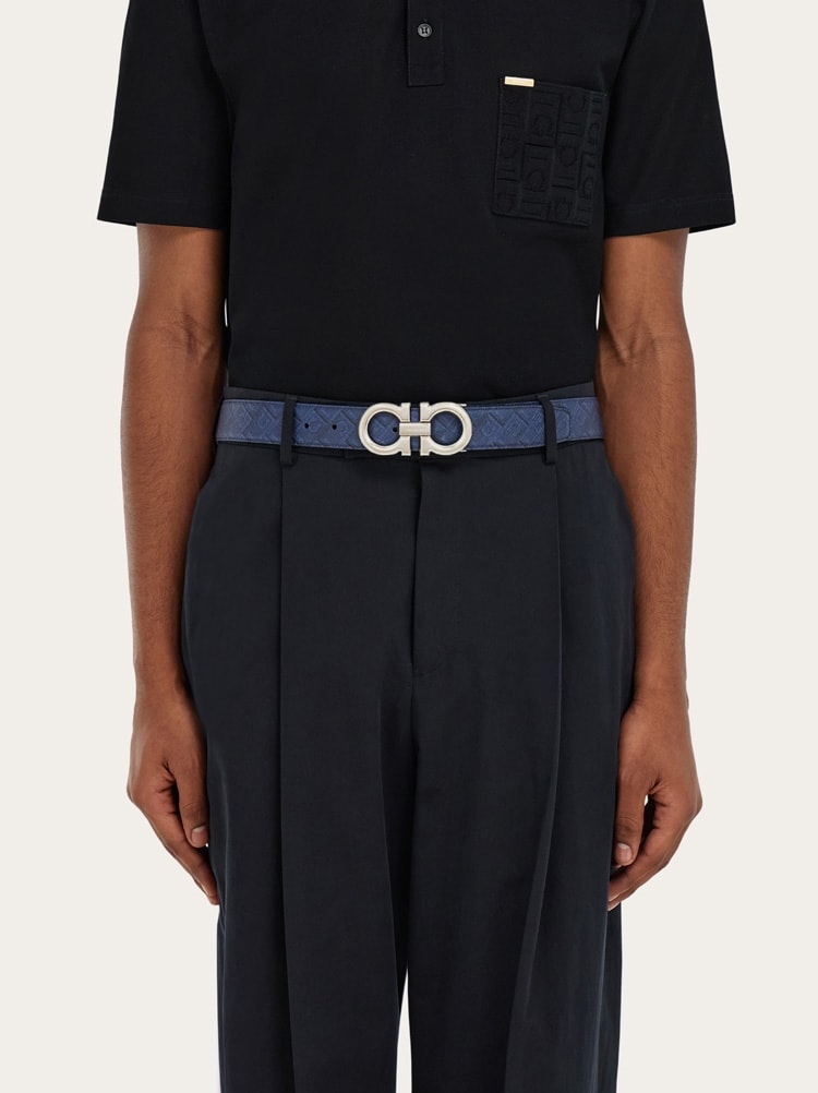 Cinturón reversible y ajustable Gancini Gallery image 4