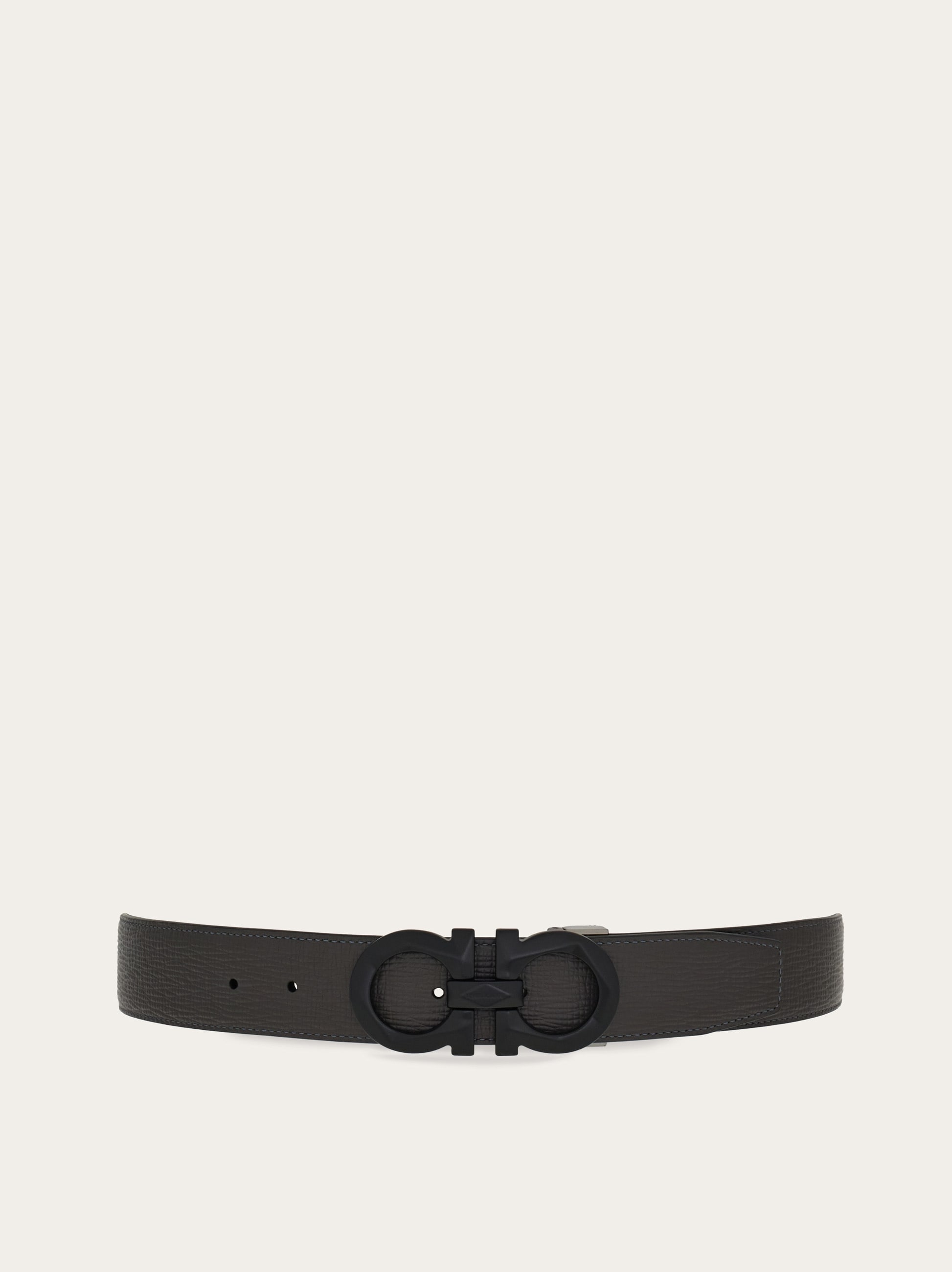 Reversible and adjustable Gancini belt - Men | Ferragamo