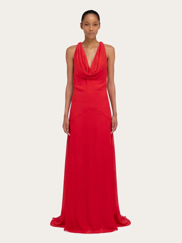 Silk evening dress Gallery image 2