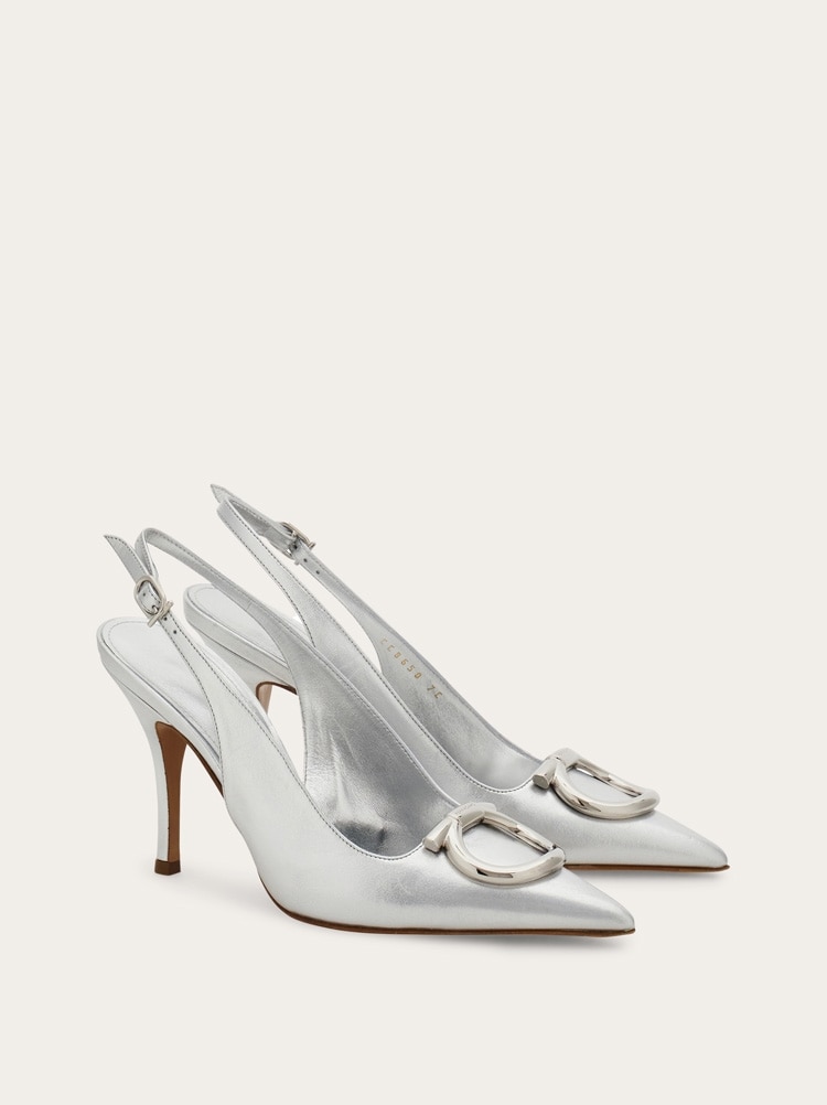 Maxi Gancini slingback pump Gallery image 2