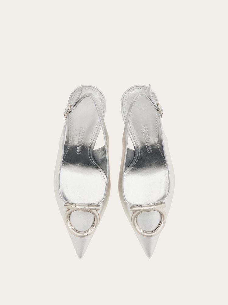 Maxi Gancini slingback pump Gallery image 3