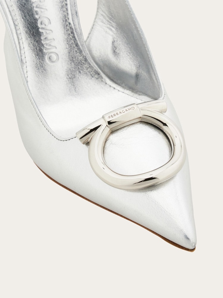 Maxi Gancini slingback pump Gallery image 6
