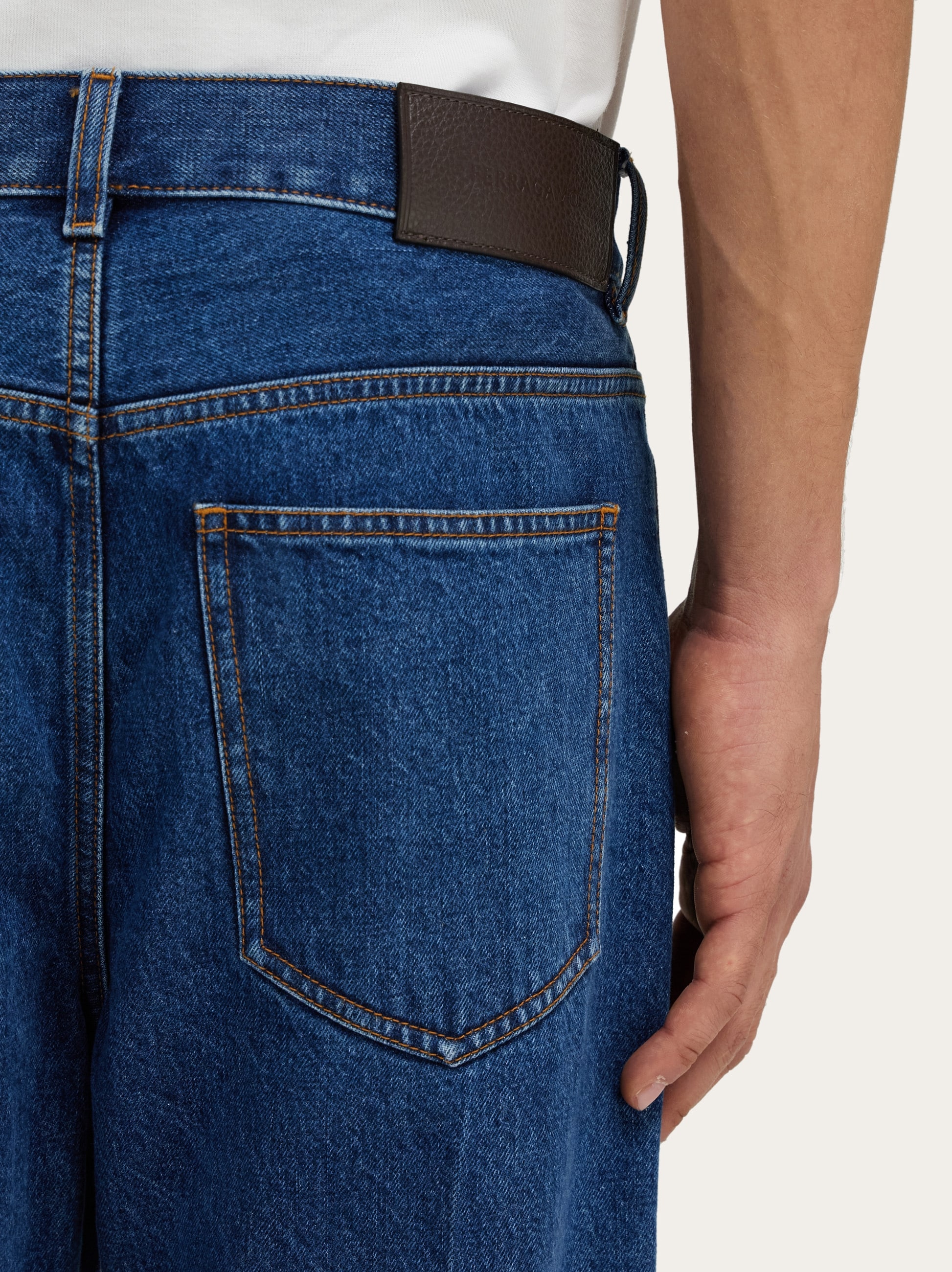 Five pocket jeans - Men | Ferragamo