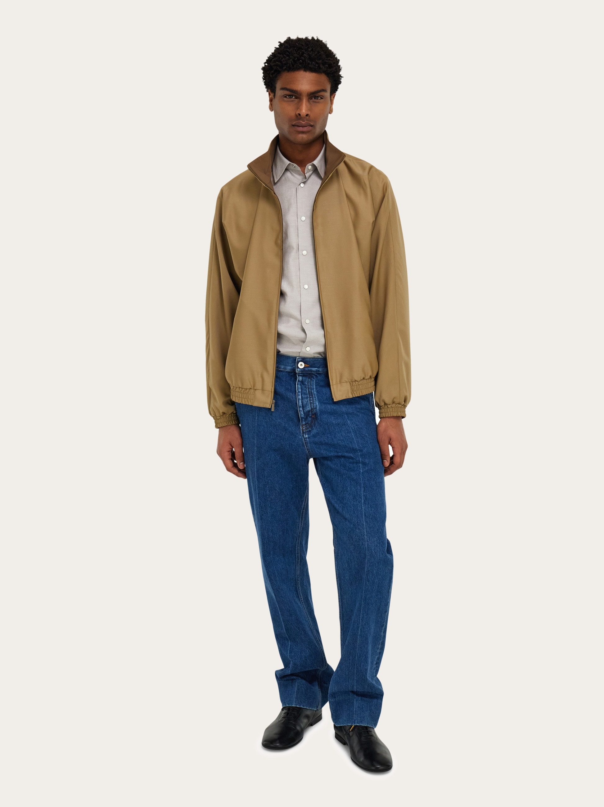 Salvatore Ferragamo バーガンディ テーラードジャケット 40 Reversible blouson - Men | Ferragamo