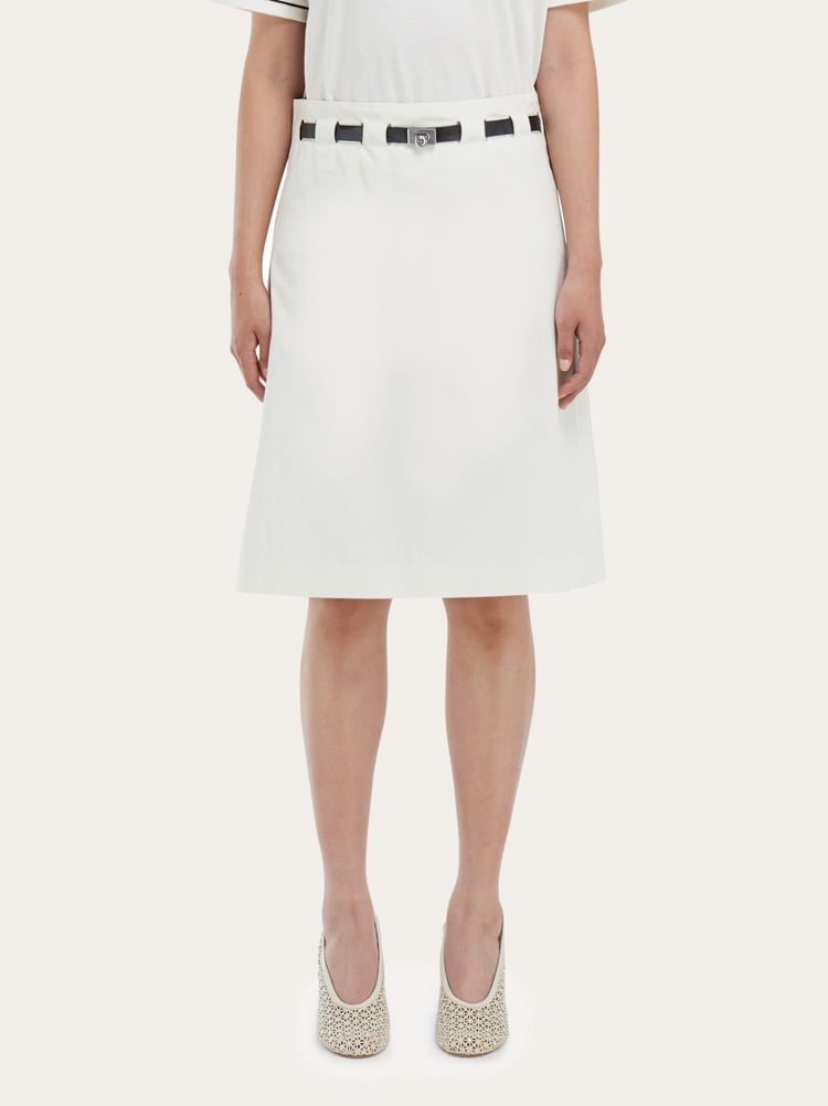 A-line skirt with pleat detail Gallery image 2