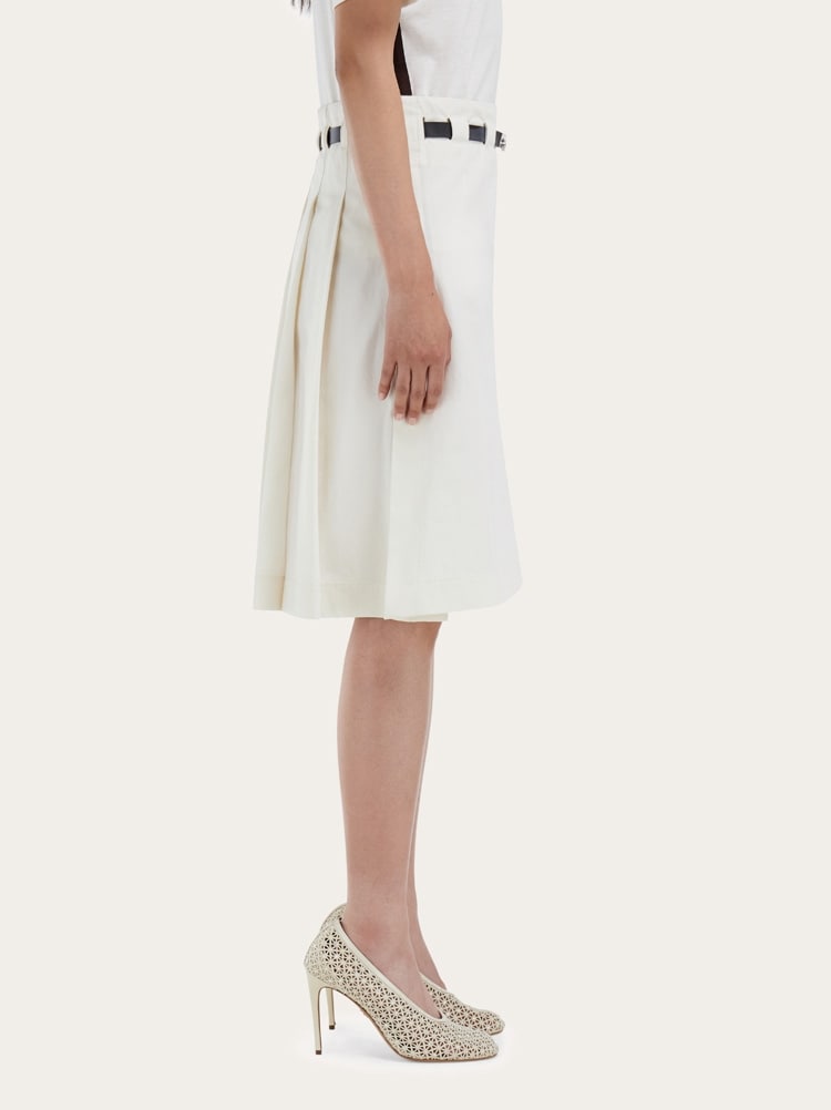 A-line skirt with pleat detail Gallery image 3