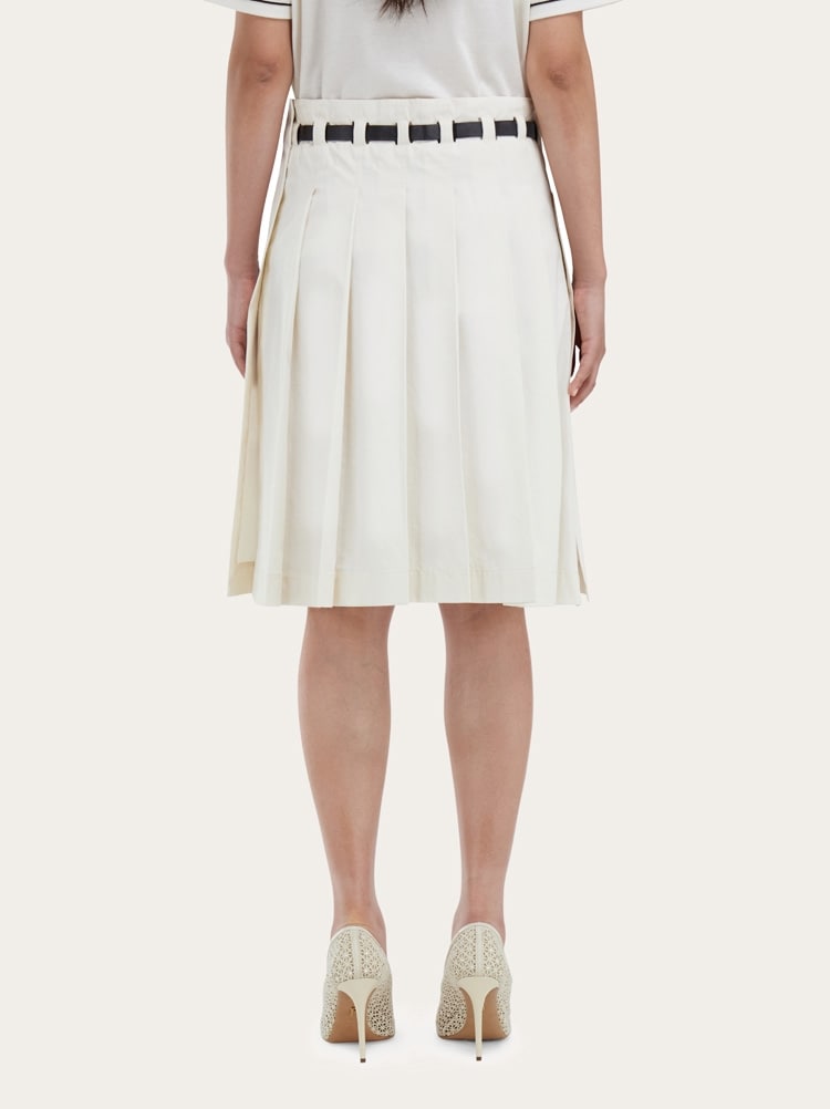 A-line skirt with pleat detail Gallery image 4