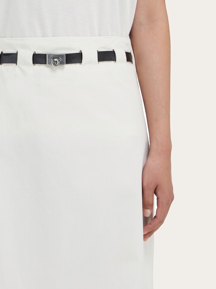 A-line skirt with pleat detail Gallery image 5