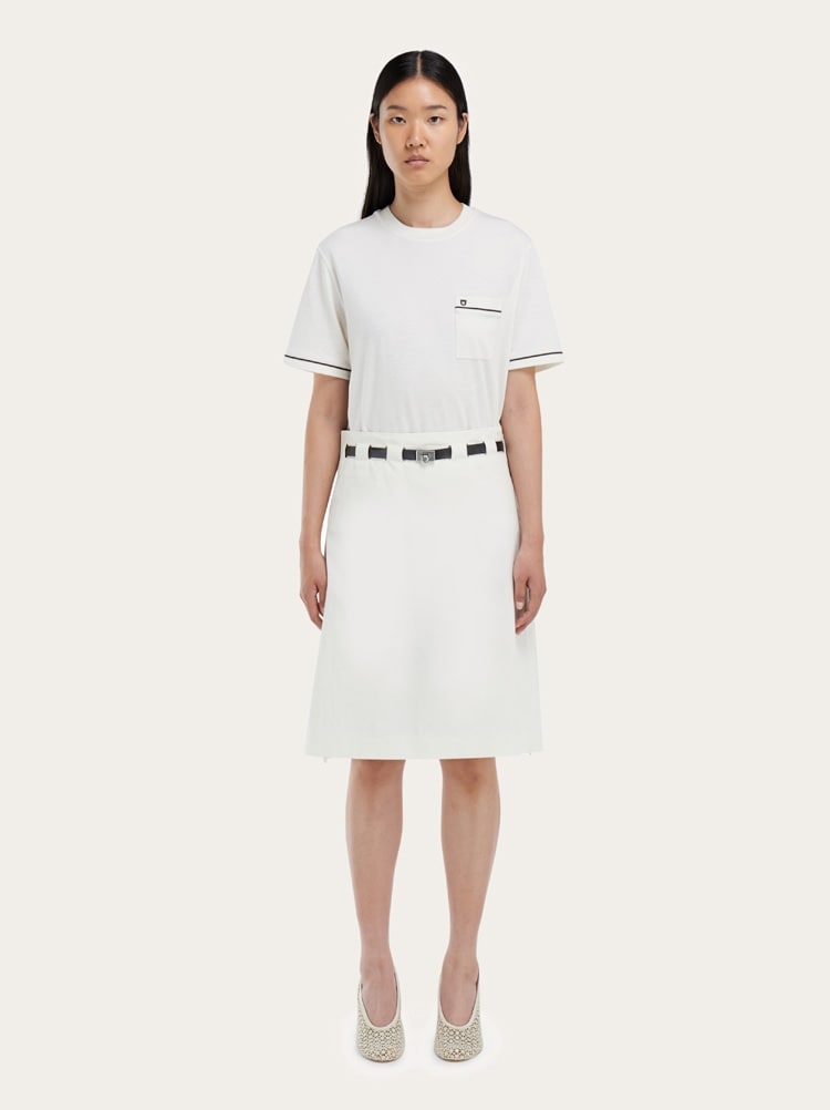 A-line skirt with pleat detail Gallery image 6