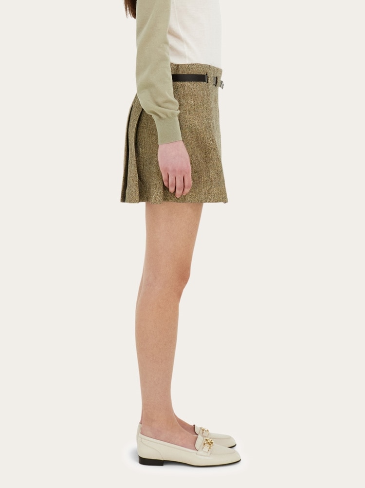 Minifalda con cinturón Gacini Gallery image 3