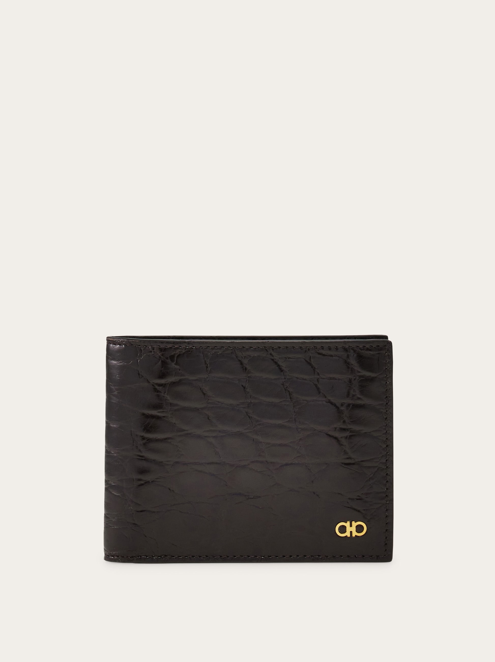 Gancini alligator wallet - Men | Ferragamo
