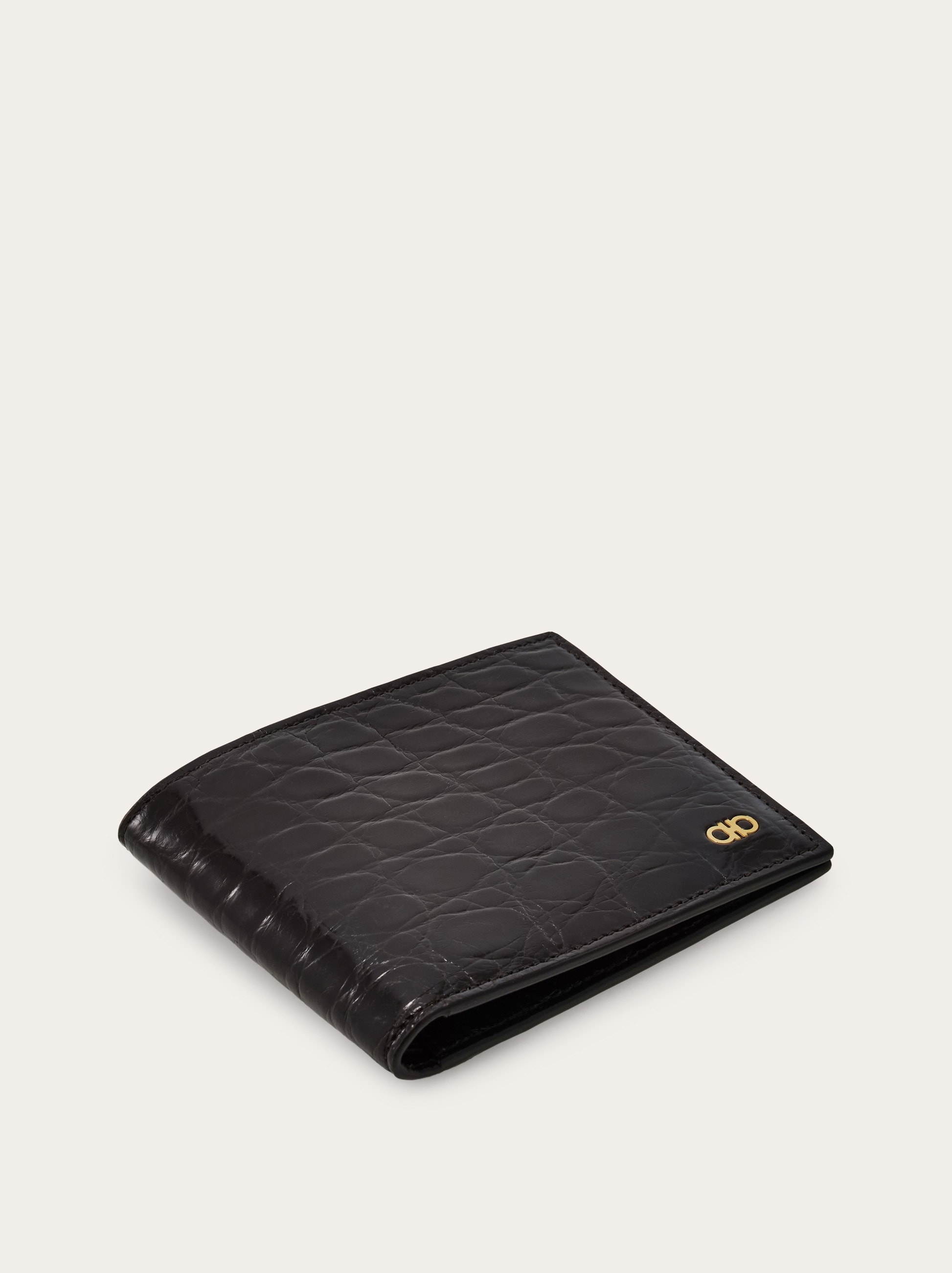 Gancini alligator wallet - Men | Ferragamo