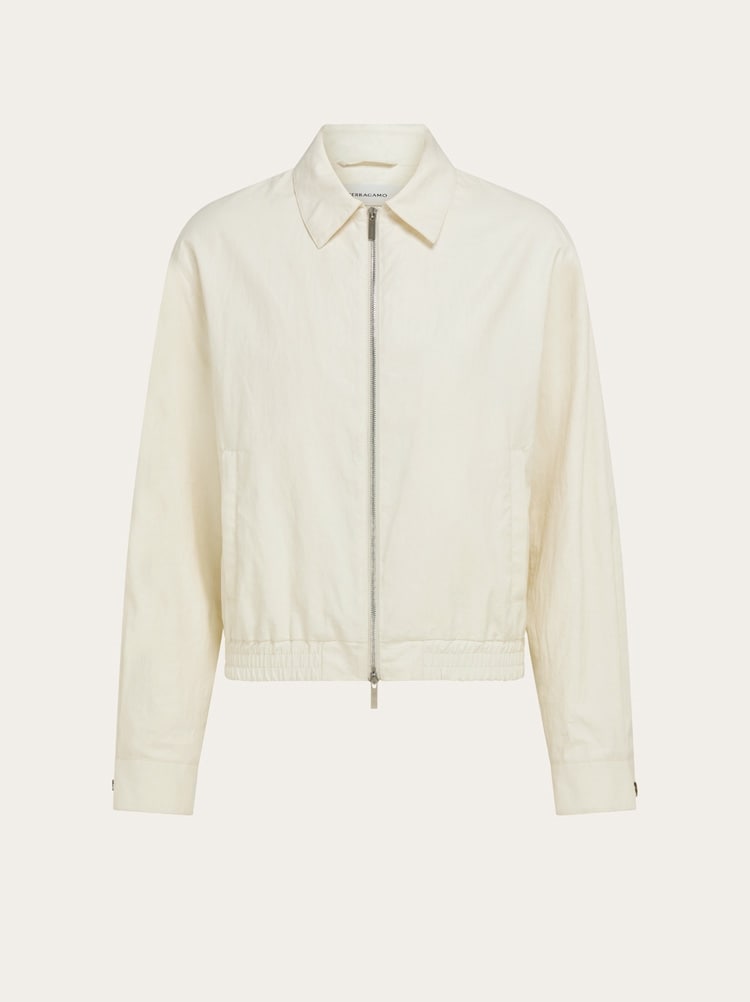 Linen blouson Gallery image 1