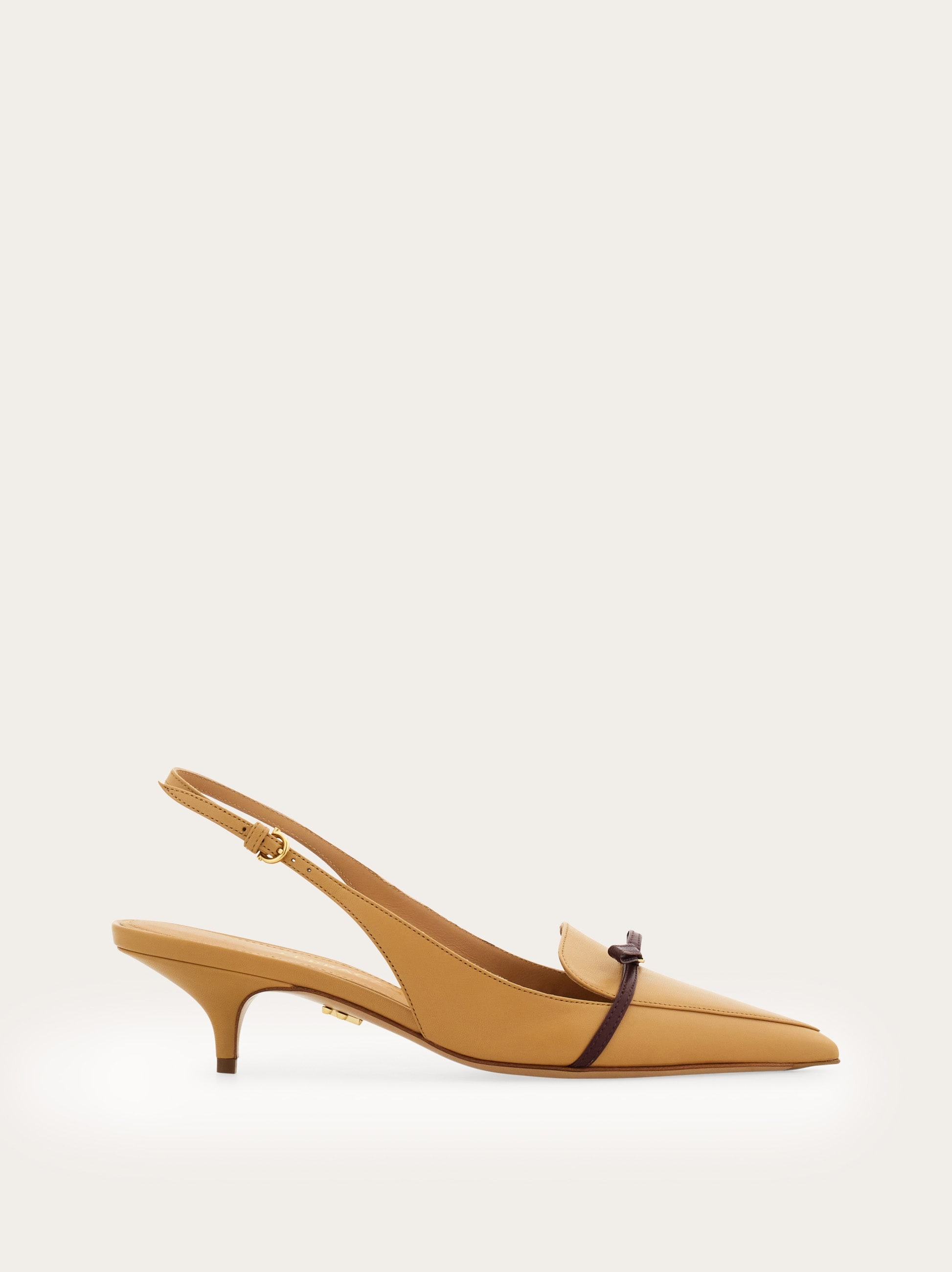 Slingback with bow mini bow detail - Women | Ferragamo