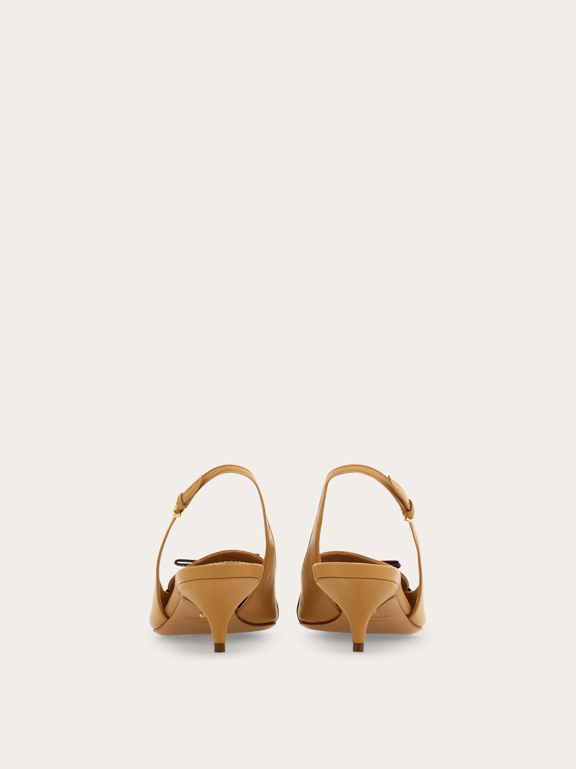 Slingback with bow mini bow detail - Women | Ferragamo