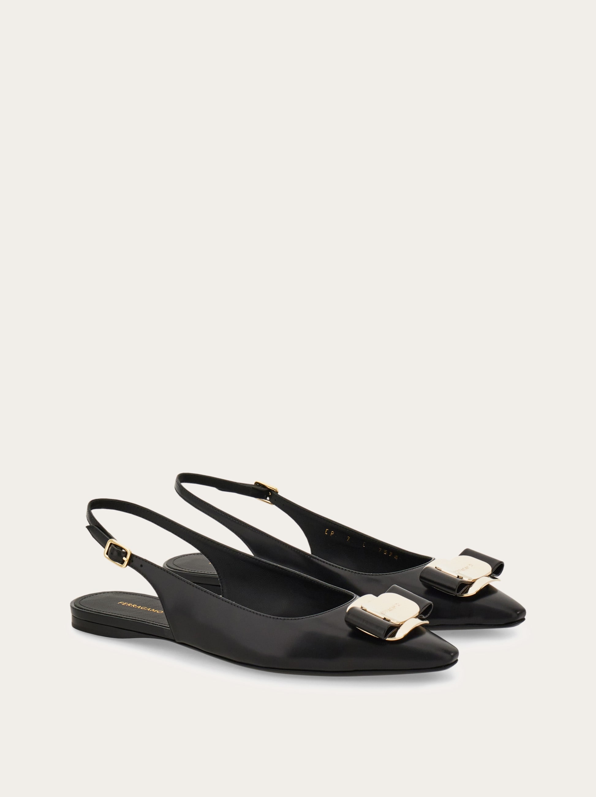 New Vara plate flat slingback - Women | Ferragamo