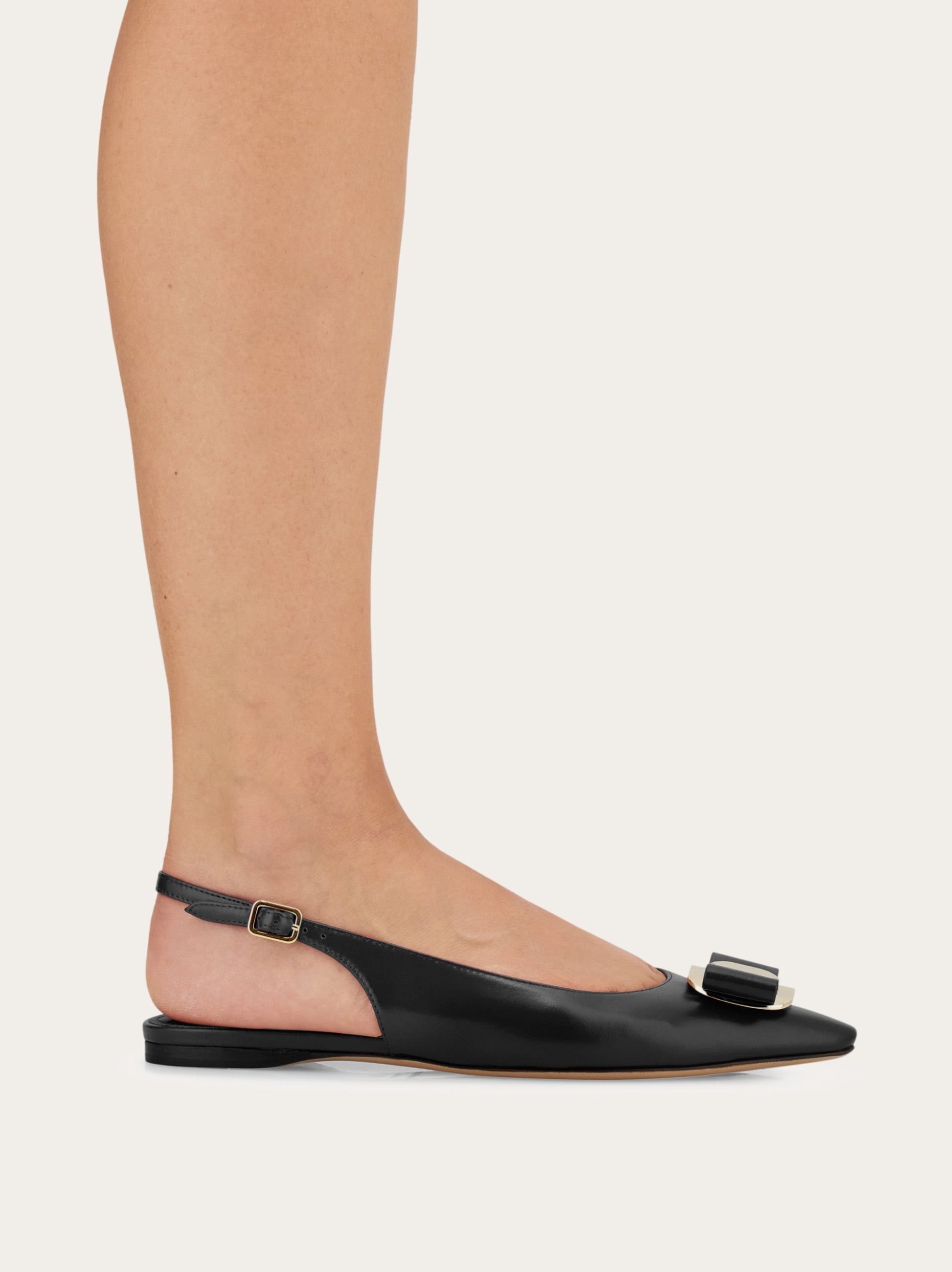 New Vara plate flat slingback - Women | Ferragamo