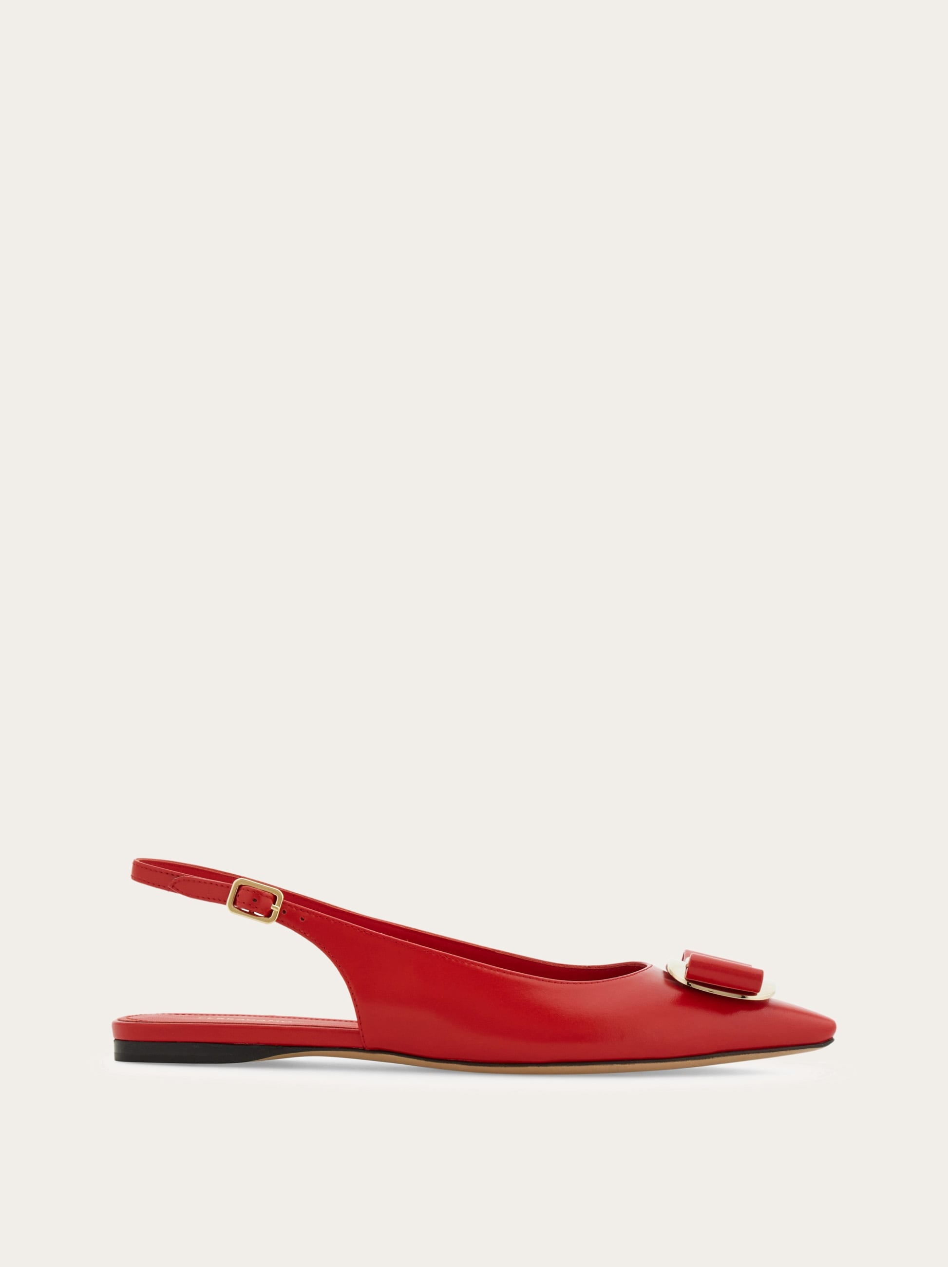 New Vara plate flat slingback - Women | Ferragamo