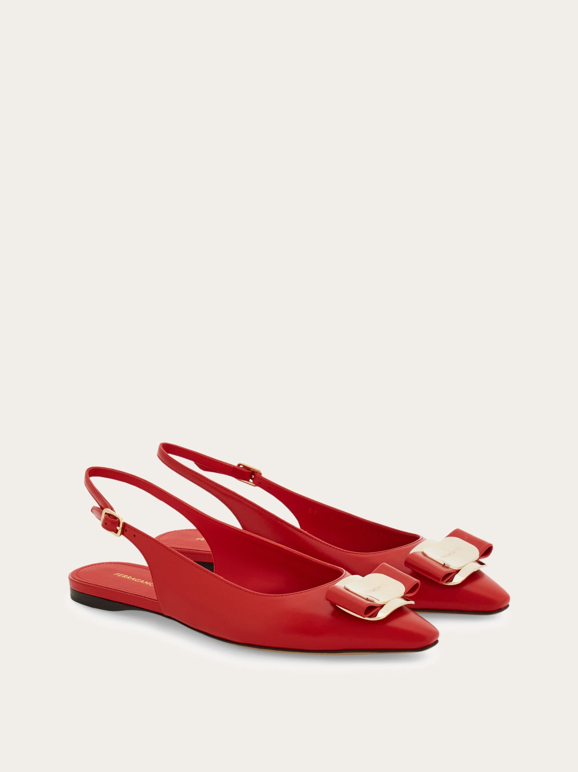 New Vara plate flat slingback - Women | Ferragamo