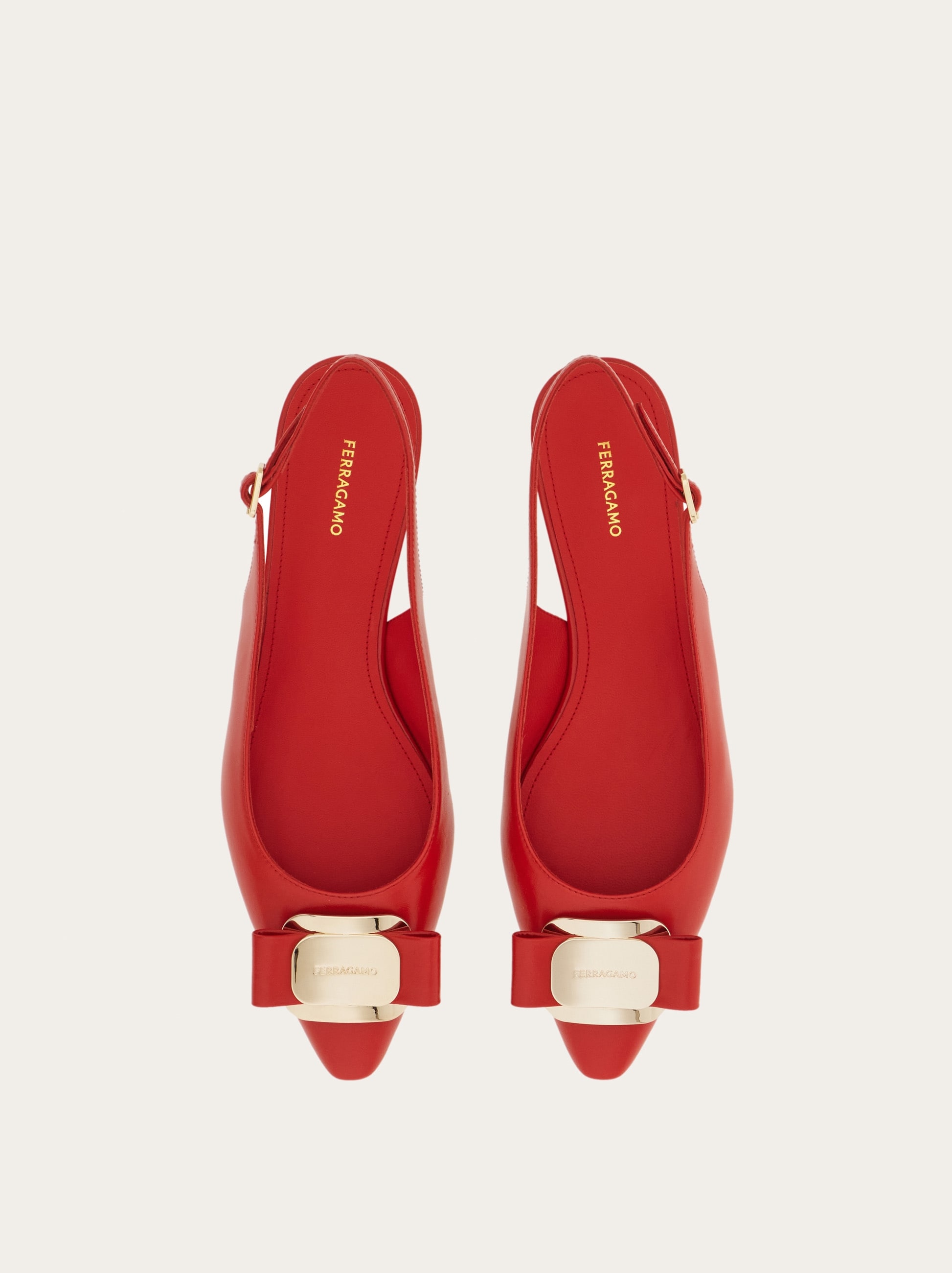 New Vara plate flat slingback - Women | Ferragamo