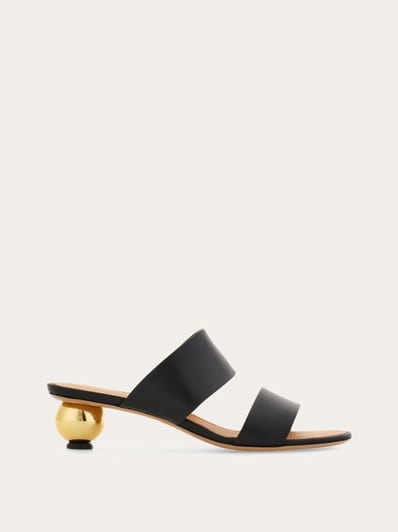 Sandal with bauble heel detail - Women | Ferragamo
