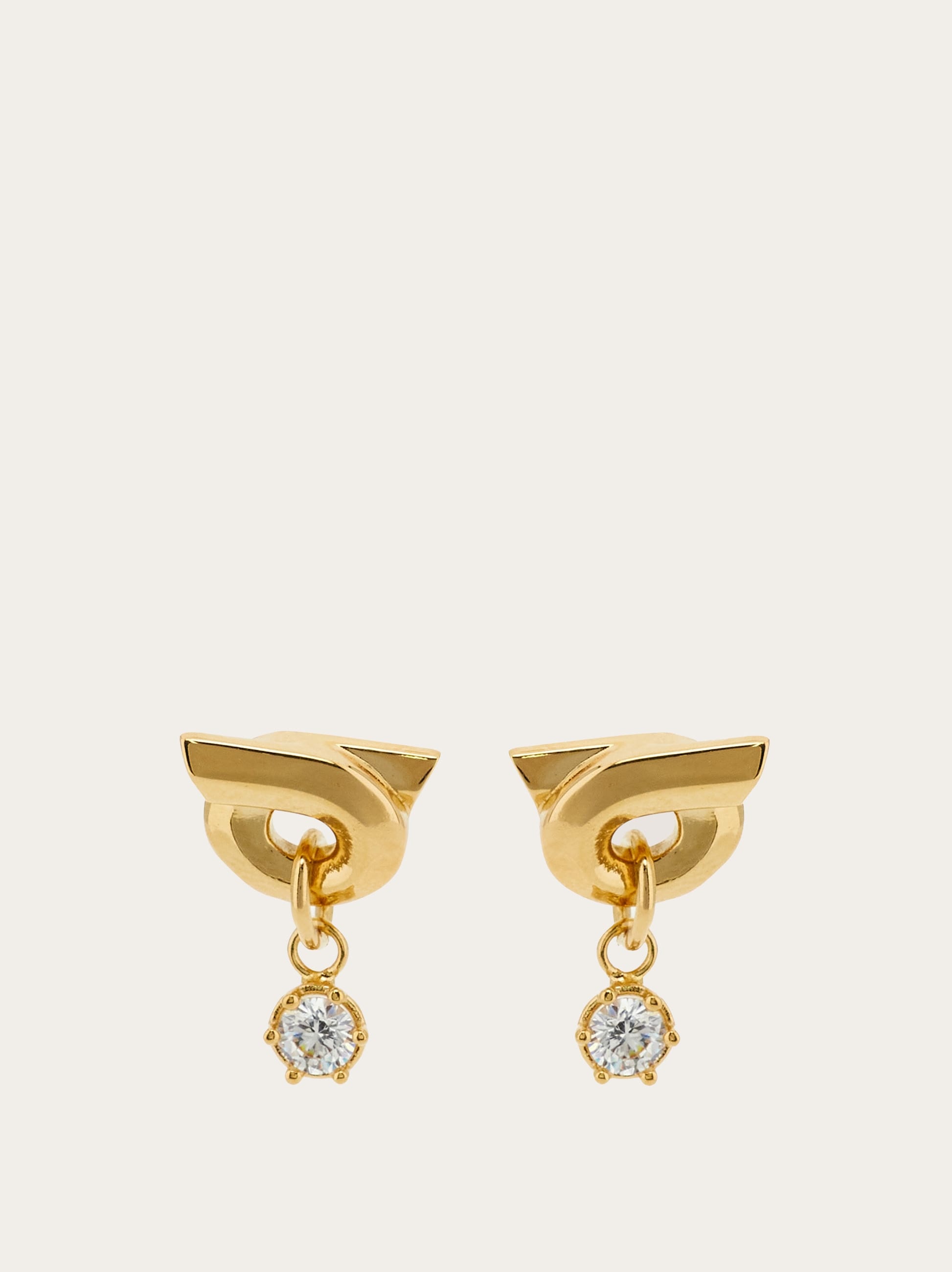 Gancini earrings with pendant - Women | Ferragamo