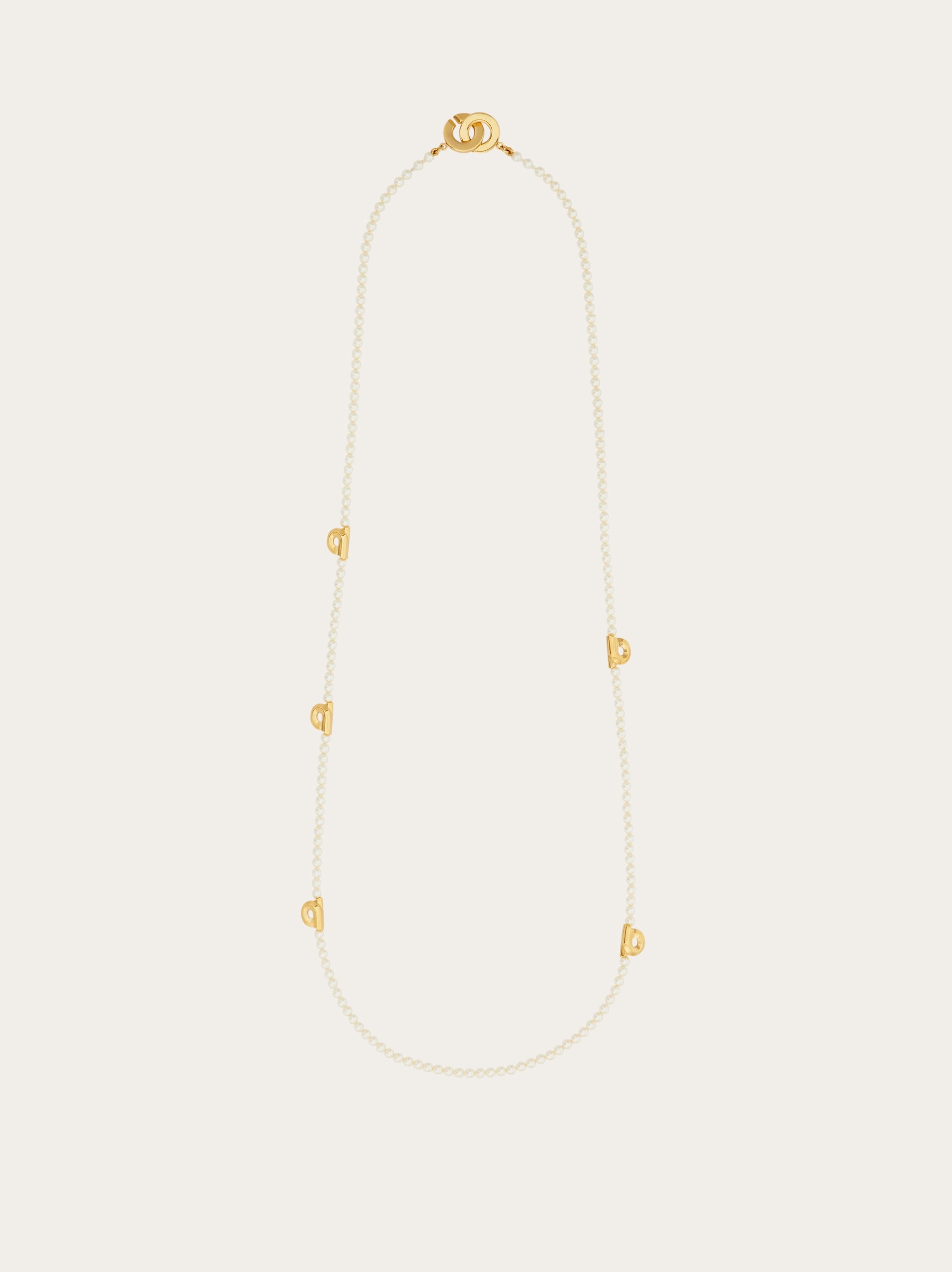 ロング パールネックレス - ウィメンズ | Ferragamo