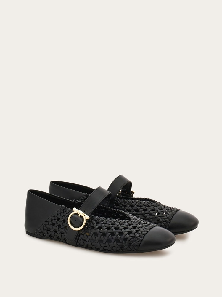 Gancini buckle ballet flat Gallery image 2