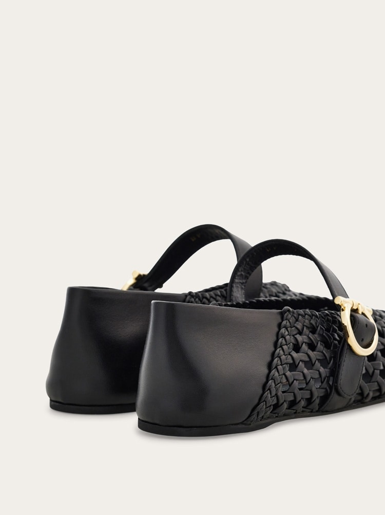 Gancini buckle ballet flat Gallery image 4