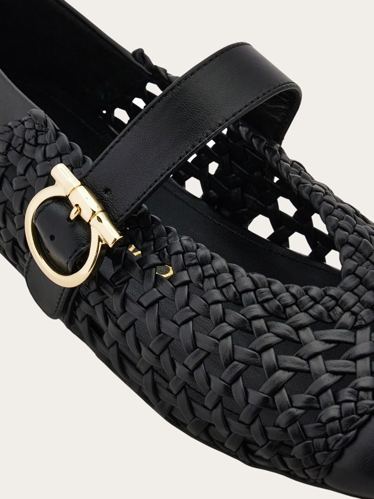 Gancini buckle ballet flat Gallery image 5