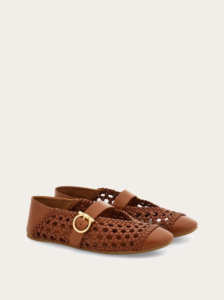 Gancini buckle ballet flat Gallery image 2