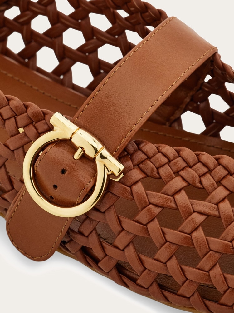 Gancini buckle ballet flat Gallery image 6