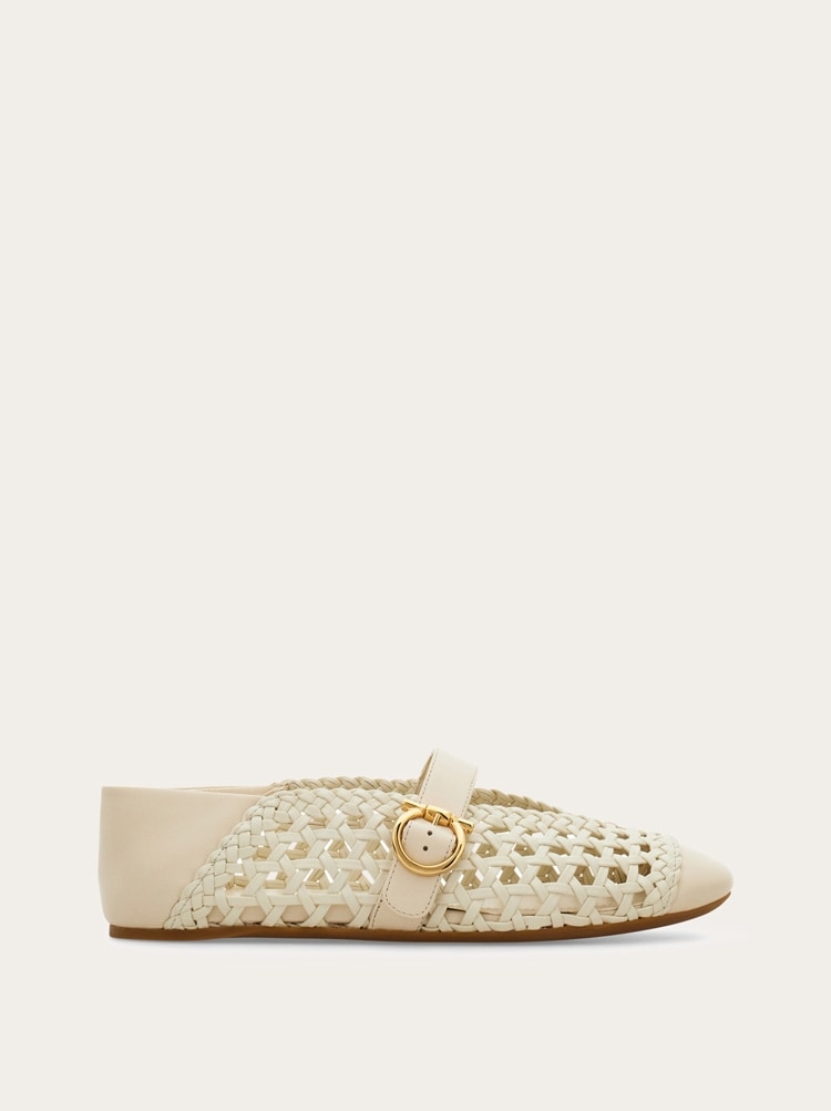 Gancini buckle ballet flat Gallery image 1
