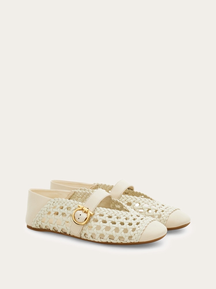 Gancini buckle ballet flat Gallery image 2