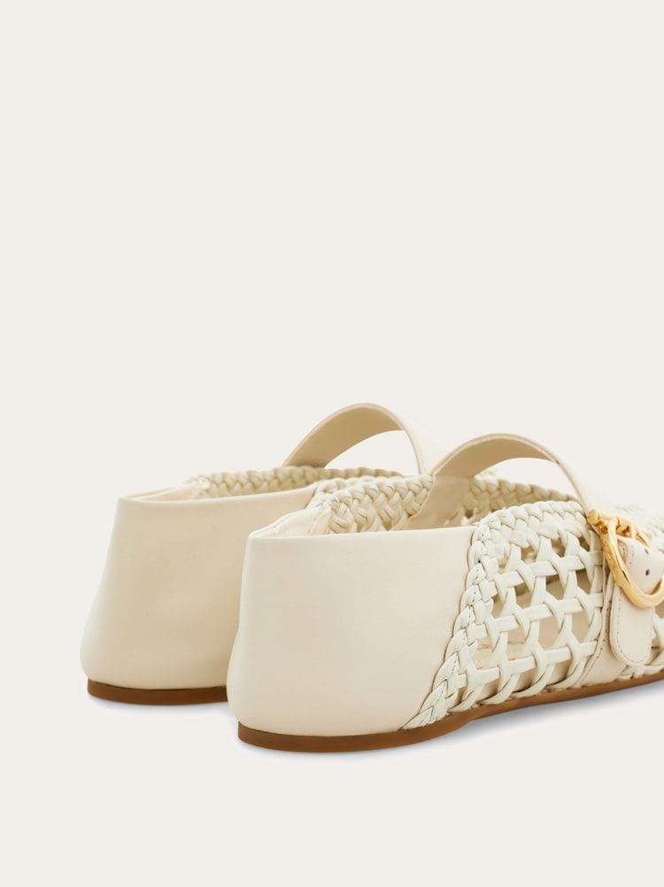 Gancini buckle ballet flat Gallery image 5