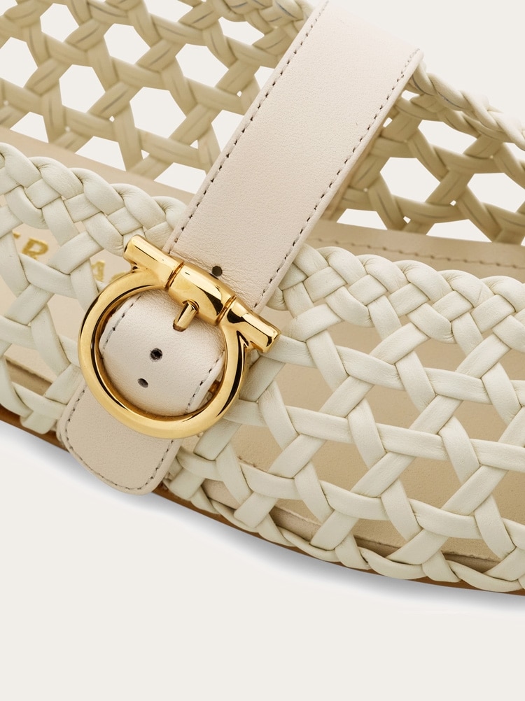 Gancini buckle ballet flat Gallery image 6