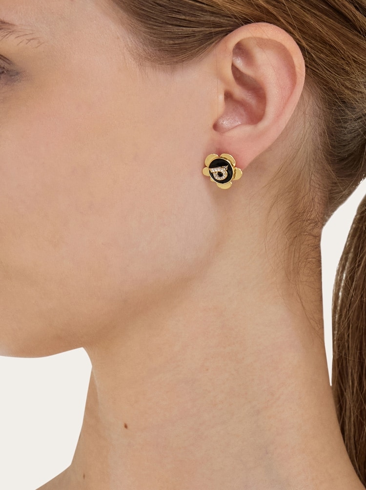 Gancini charm earrings Gallery image 4