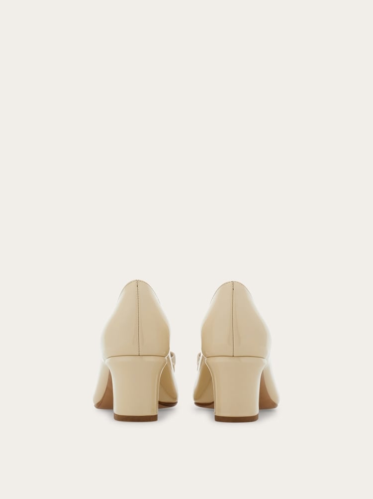 바라 보우 블록힐 펌프스 Gallery image 5
