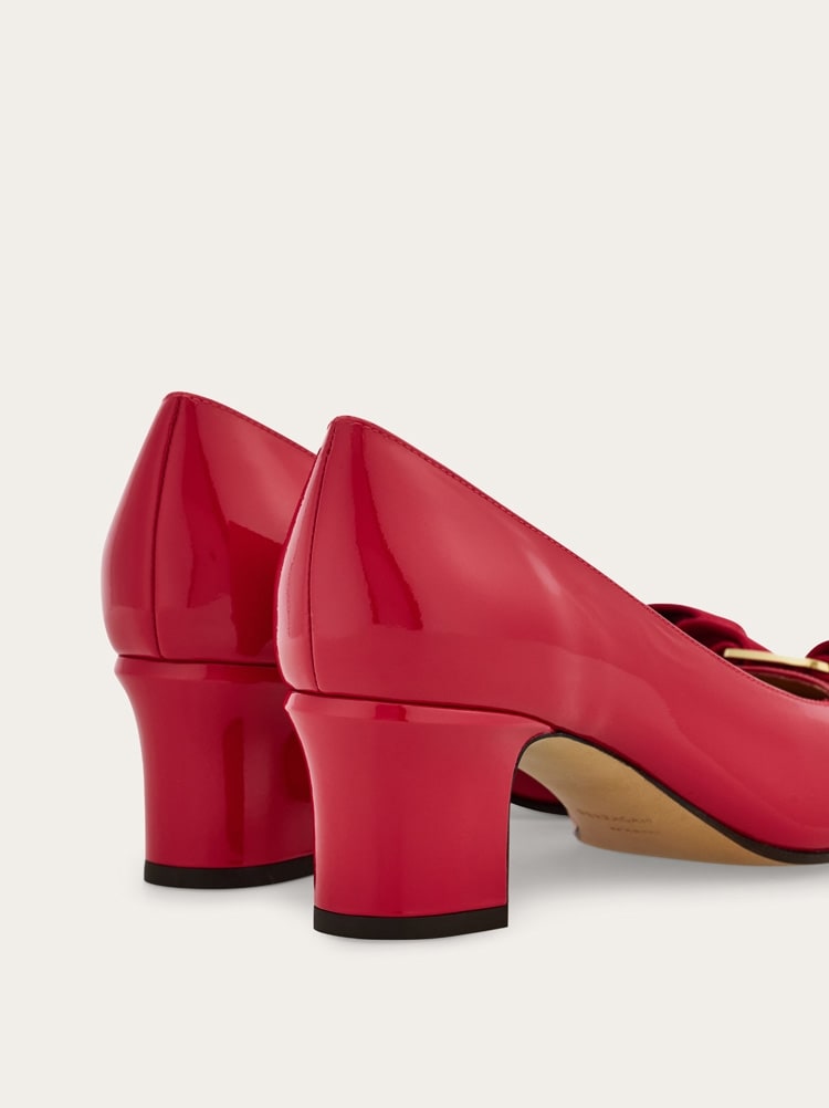 바라 보우 블록힐 펌프스 Gallery image 6