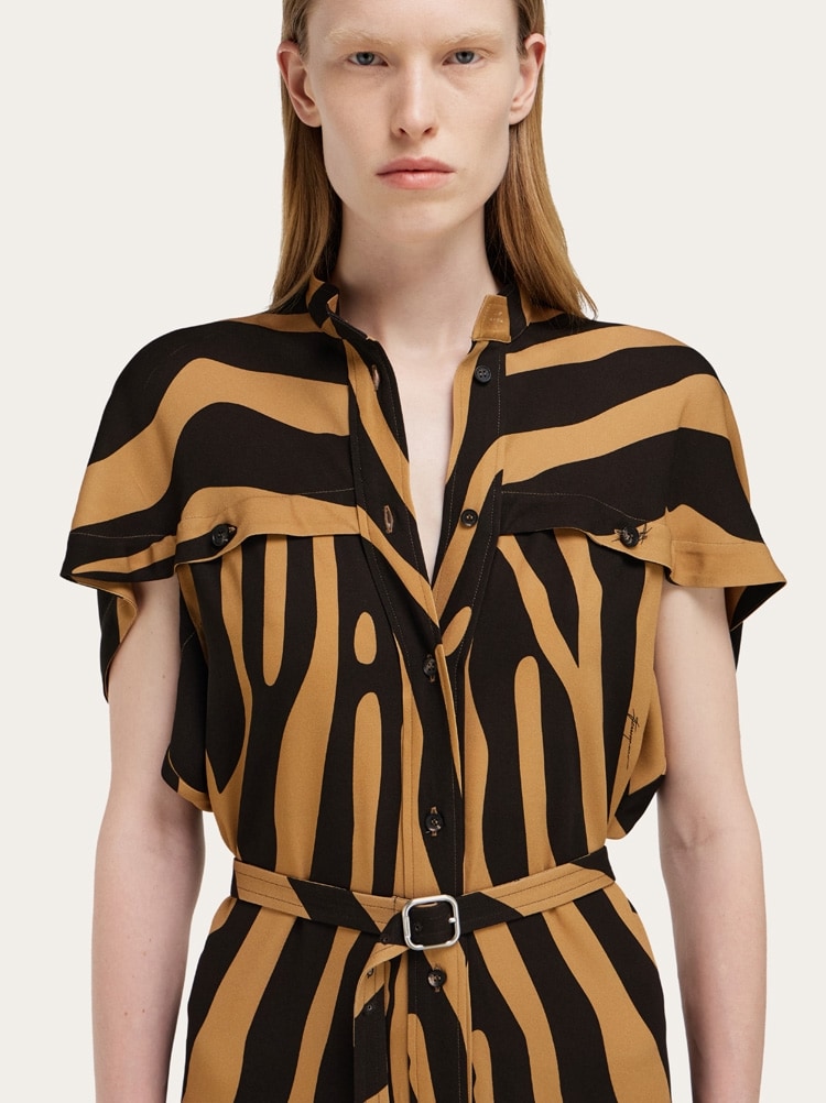 Twill shirt dress Gallery image 4