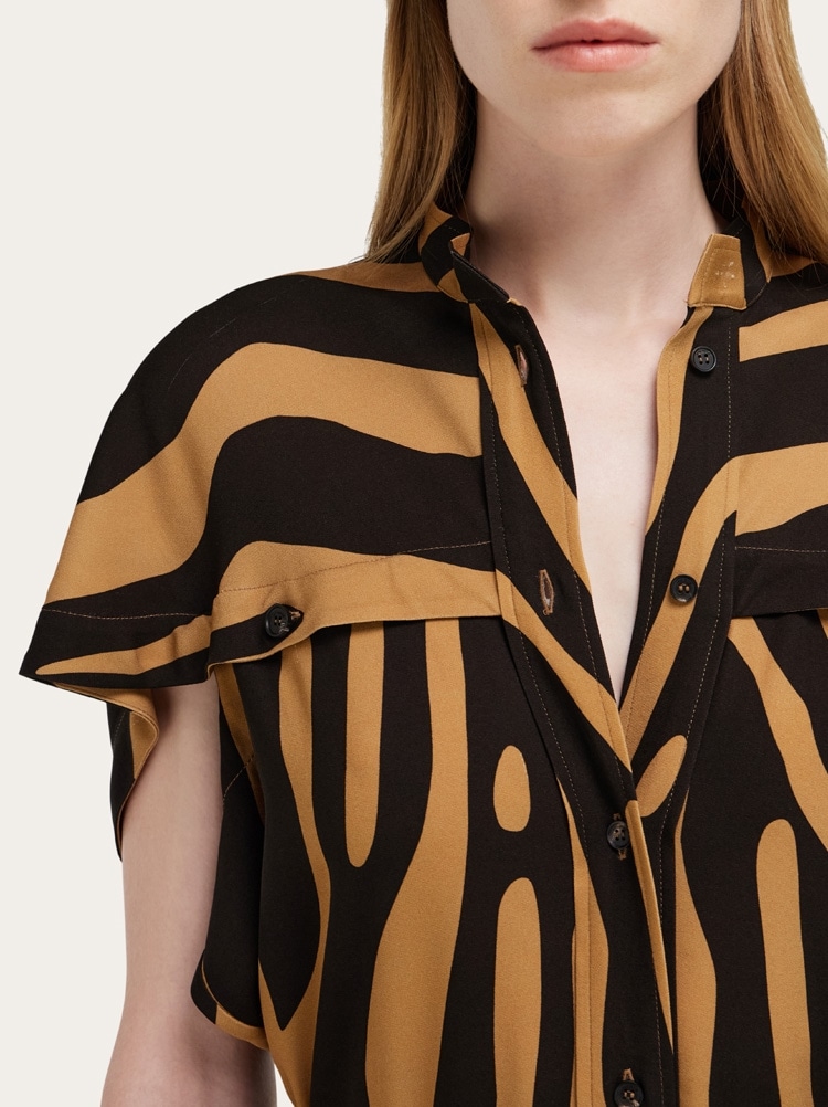 Twill shirt dress Gallery image 6