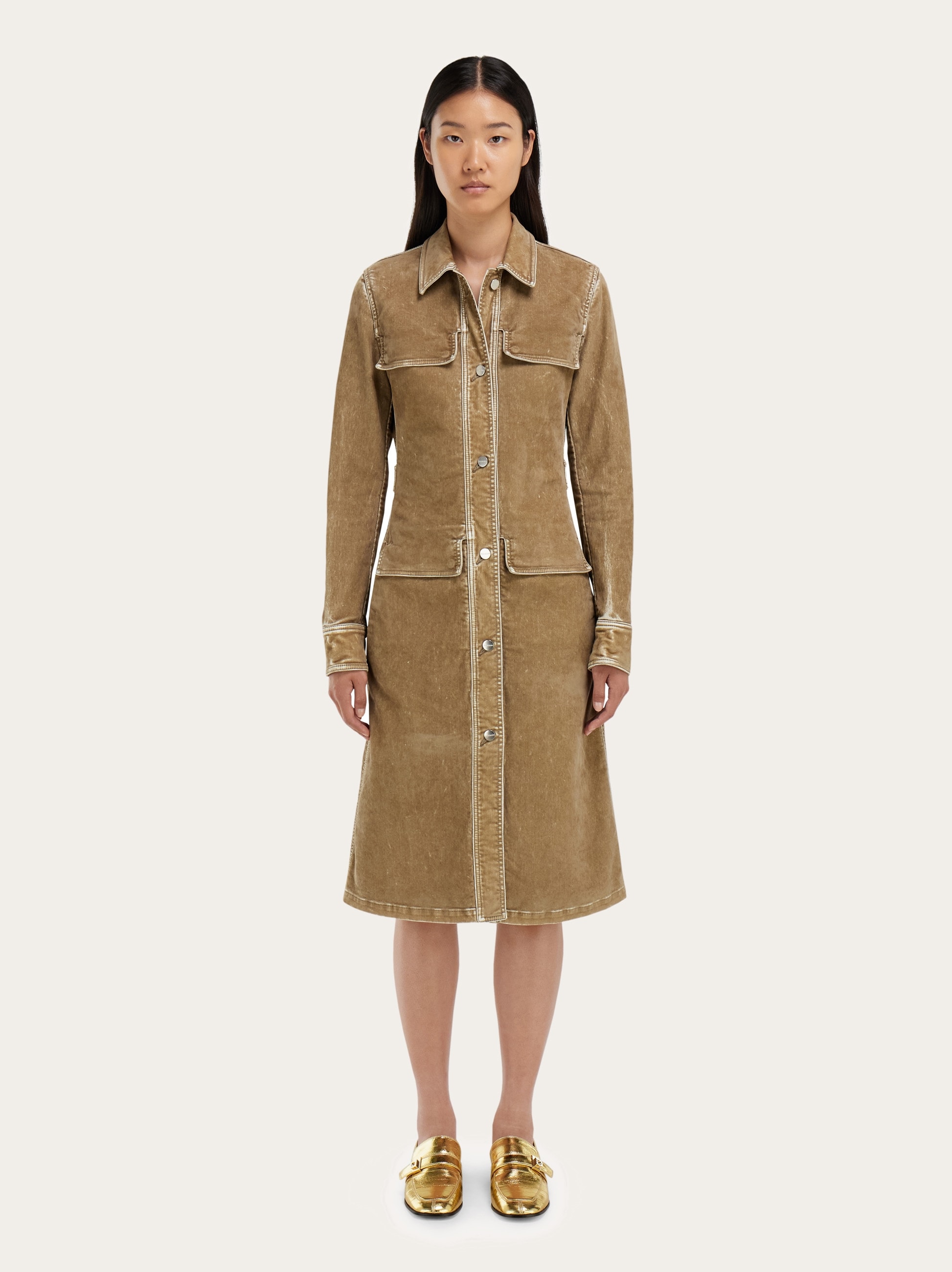 FERRAGAMO ミリタリーワンピース Trench - Women | Ferragamo