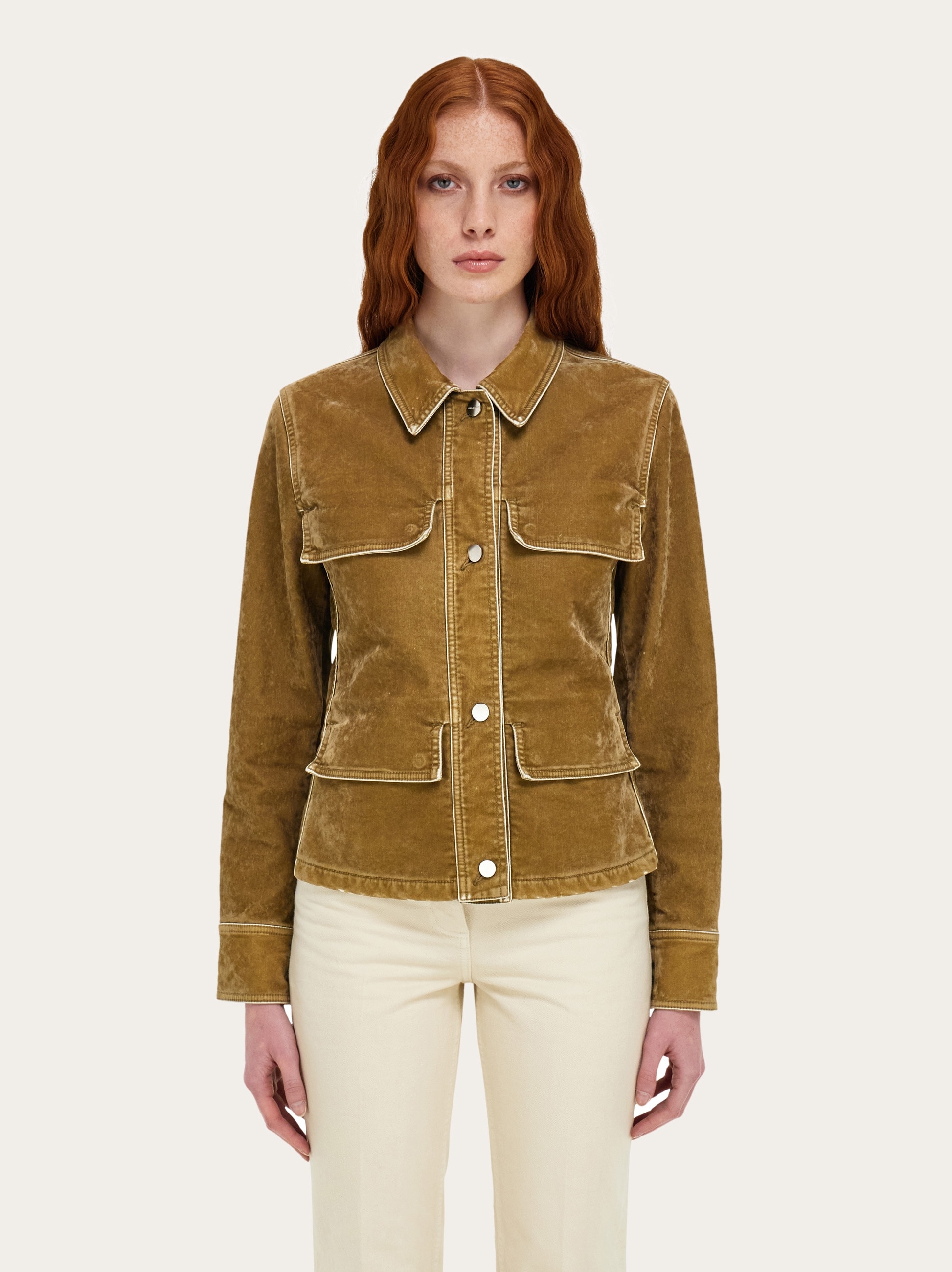 Workwear inspired jacket - Women | Ferragamo