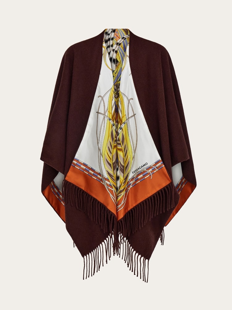 Reversible hood with Rooster print Gallery image 1