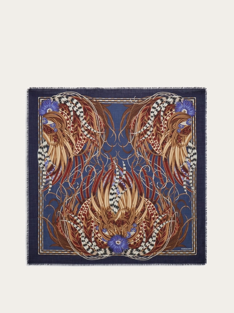 Châle en cachemire et soie Gallery image 1